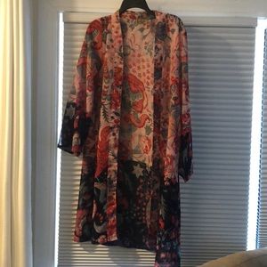 Flower Long Lace Jacket